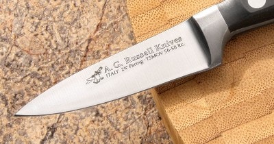 A.G. Russell Paring Knife with T5MoV Stainless steel